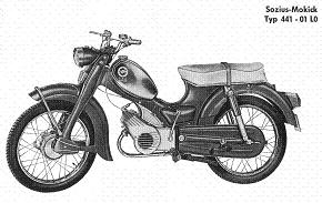 Zndapp-Schaltplan Typ 441 C 50 Super