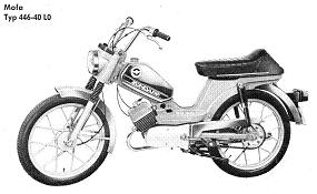 Zndapp-Schaltplan Typ 446-400 ZD 20 Mofa