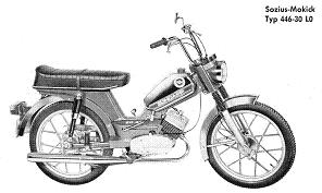 Zndapp-Ersatzteilliste Typ 446-301 ZD40