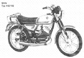 Zndapp-Ersatzteilliste Typ 448-140 CS25