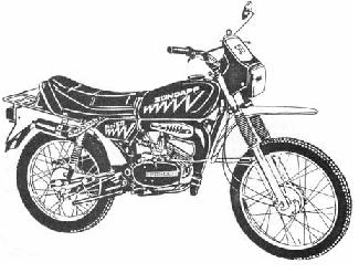 Zndapp-Ersatzteilliste Typ 448-110 Hai 50 Enduro