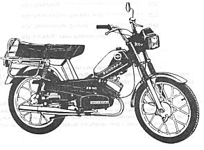 Zndapp-Schaltplan Typ 460-091 ZE40