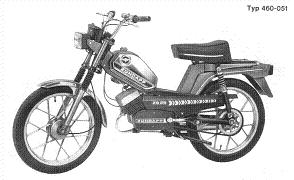 Zndapp-Ersatzteilliste Typ 460-050 ZS25