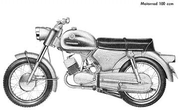 Zndapp-Ersatzteilliste Typ 518 KS 100 alle Modelle