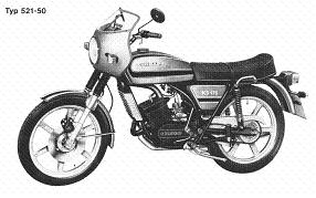 Zndapp-Schaltplan Typ 521 KS 175