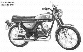 Zndapp-Schaltplan Typ 529-010 C 50 Sport