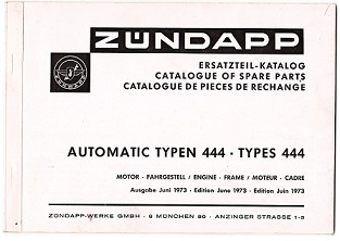 Original Ersatzteilliste Typ 444-01L0/02L0/04L0/31L0