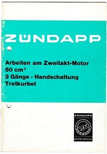 Original Arbeiten am 2takt Motor Motortyp 278-50