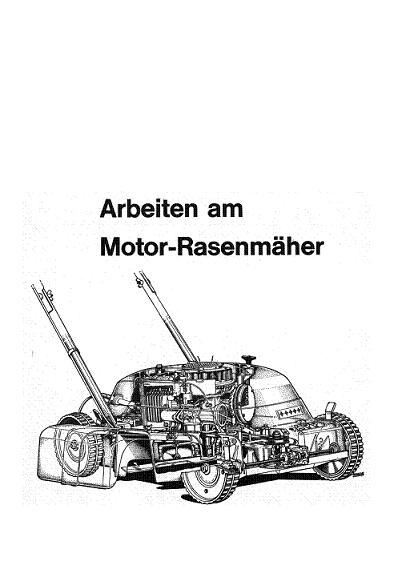 Arbeiten am 2Takt Motor-Motor Typ 685-030 Rasenmher