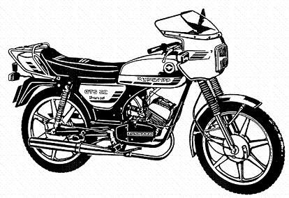 Zündapp clignotant caoutchouc 2 pièces 530-16.120 GTS 50 5-Speed de Type 529