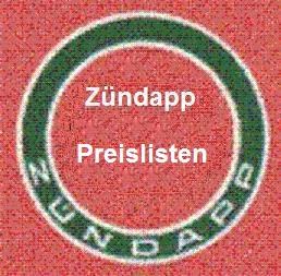 <b>Zndapp-Preislisten</b>